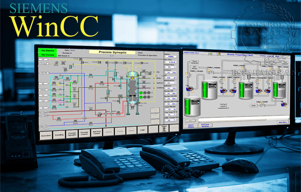 سیستم های مانیتورینگ صنعتی SEIMENS WinCC SCADA